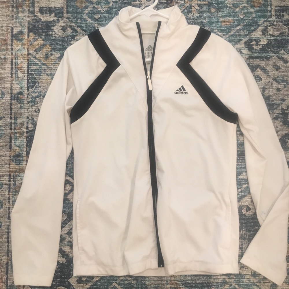 Adidas zip up athletic jacket